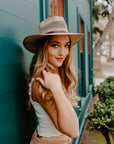 Florence | Womens Wide Brim Firm Straw Sun Hat
