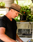 Florence | Mens Wide Brim Firm Straw Sun Hat