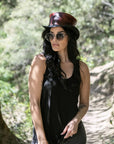 Hampton | Womens Leather Top Hat