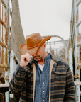 Hollywood | Mens Leather Cowboy Hat