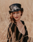 Marlow True Grit | Womens Leather Top Hat with True Grit Hat Band