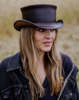 Marlow | Womens Leather Top Hat