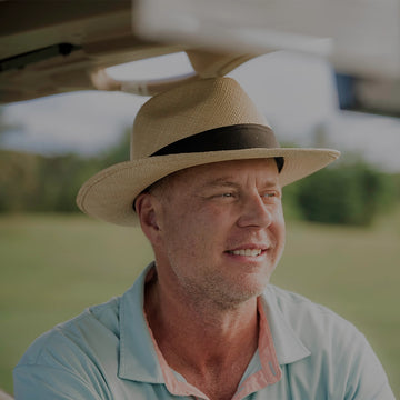 Medellin | Mens Natural Fedora Genuine Panama Hat