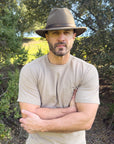 Moab | Mens Crushable Wool Felt Safari Hat with Leather Band
