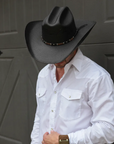 Montana | Mens Straw Cowboy Hat with Western Hat Band