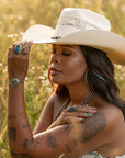 Montana | Womens Straw Cowgirl Hat with Western Hat Band
