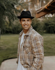 Pablo 2.0 | Mens Wool Felt Pinch Front Fedora Hat