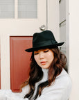 Pablo 2.0 | Womens Wool Felt Pinch Front Fedora Hat