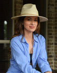 Paulo | Womens Wide Brim Straw Safari Sun Hat