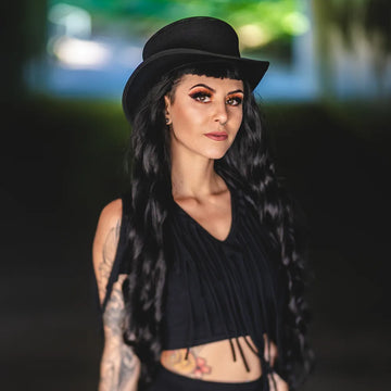 Rogue | Womens Black Breathable Mesh Top Hat