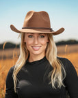 Sequoia | Womens Wool Felt Cowgirl Hat