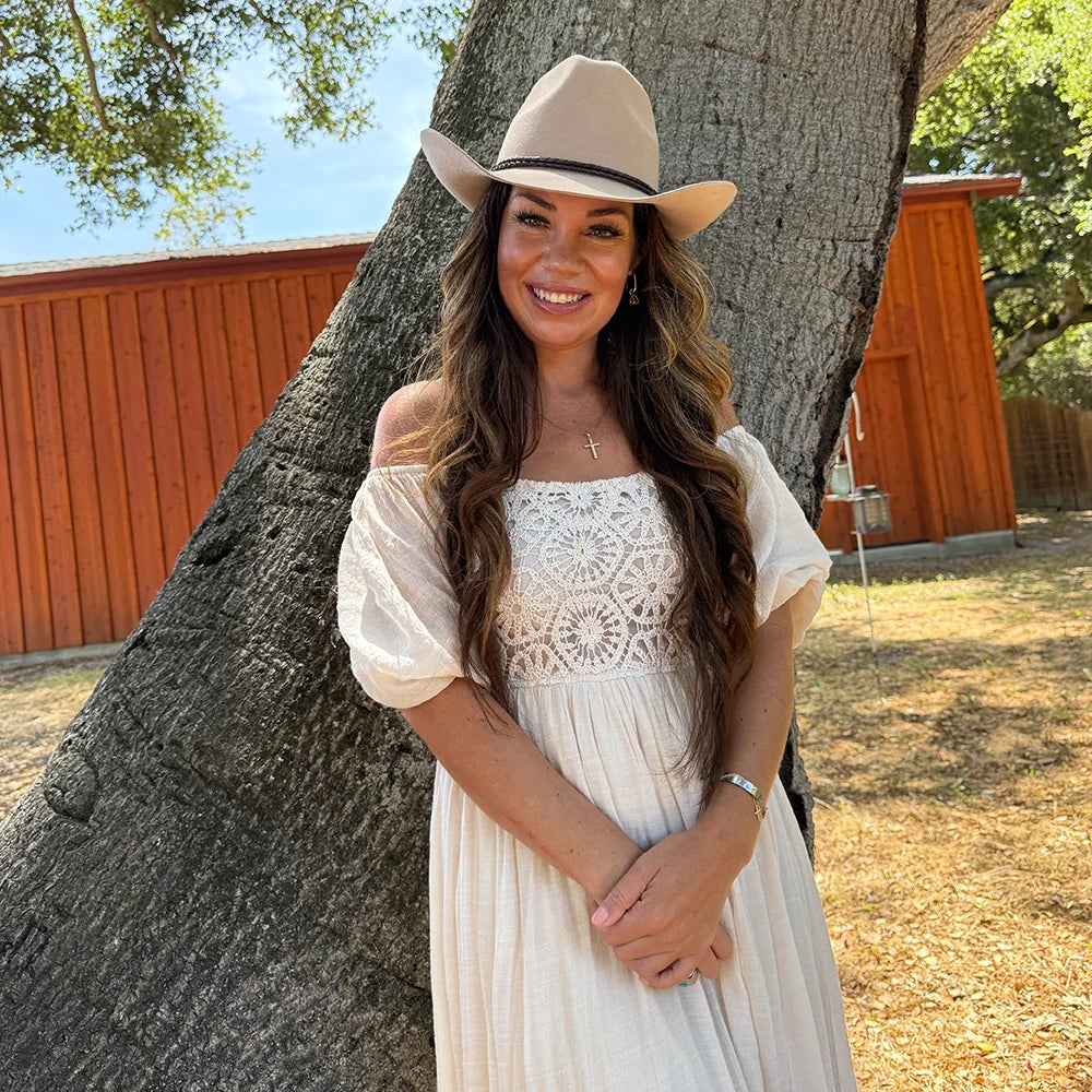 Sequoia | Womens Sand Wool Felt Cowgirl Hat
