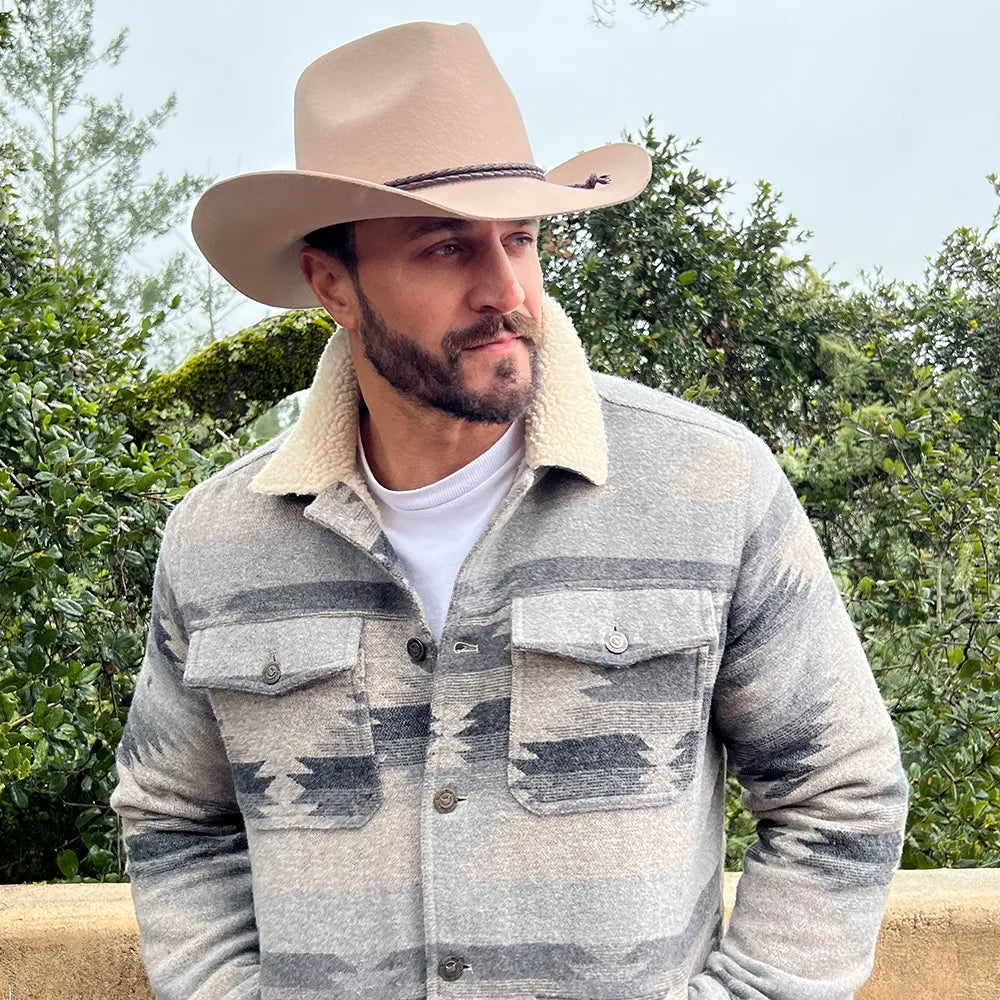 Sequoia | Mens Sand Wool Felt Cowboy Hat