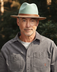 Summit | Mens Felt Leather Fedora Hat