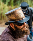 hAtlas | Mens Genuine Leather Top Hat