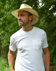 Barcelona | Mens Wide Brim Firm Straw Sun Hat