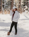 Blizzard | Womens White Leather Cowgirl Hat