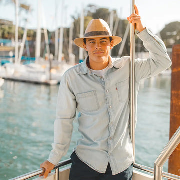 Boxcar | Mens Sand Straw Sun Hat