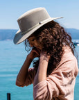 Cabana | Womens Ivory Wide Brim Sun Hat