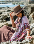 Cabana | Womens Walnut Wide Brim Sun Hat
