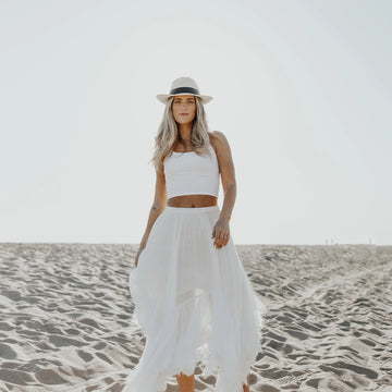 Caracas | Womens Natural Genuine Panama Fedora Hat