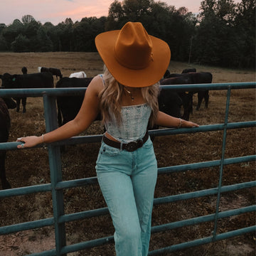 Cattleman | Womens Cigar Felt Cowgirl Hat