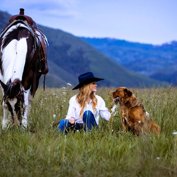 Cattleman | Womens Navy Felt Cowgirl Hat