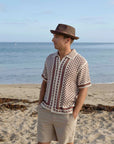 Coronado | Mens Brown Straw Fedora Hat