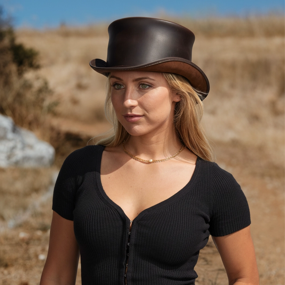 El Dorado | Womens Leather Top Hat