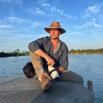 Falcon | Mens Tan Fine Mexican Palm Wide Brim Straw Sun Hat