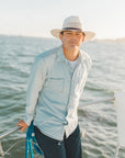 Florence | Mens Wide Brim Firm Straw Sun Hat