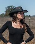 Hollywood | Womens Leather Cowgirl Hat
