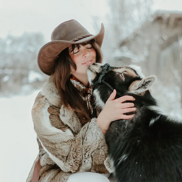 Hollywood | Womens Brown Leather Cowgirl Hat