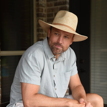 Johvan | Mens Natural Straw Sun Hat
