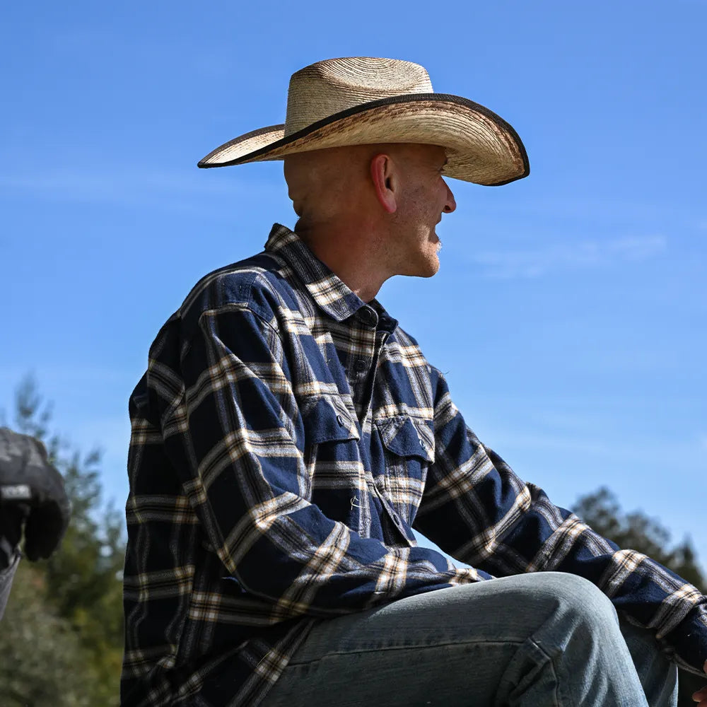 Lucas | Mens Natural Mexican Palm Cowboy Hat