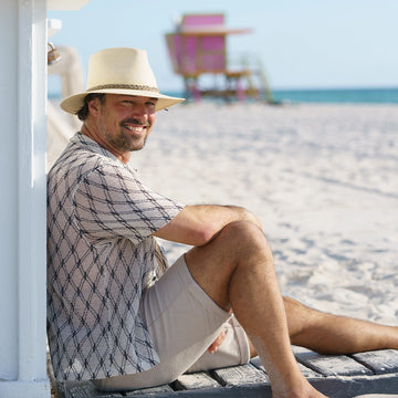 Manta | Mens Natural Genuine Ecuador Woven Panama Hat