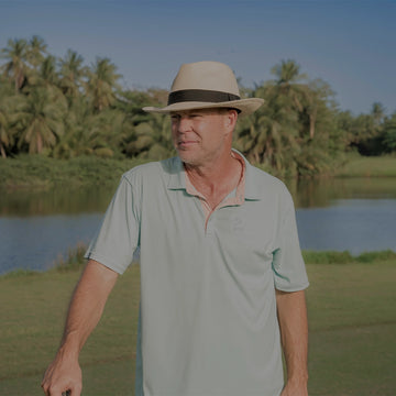Medellin | Mens Natural Fedora Genuine Panama Hat
