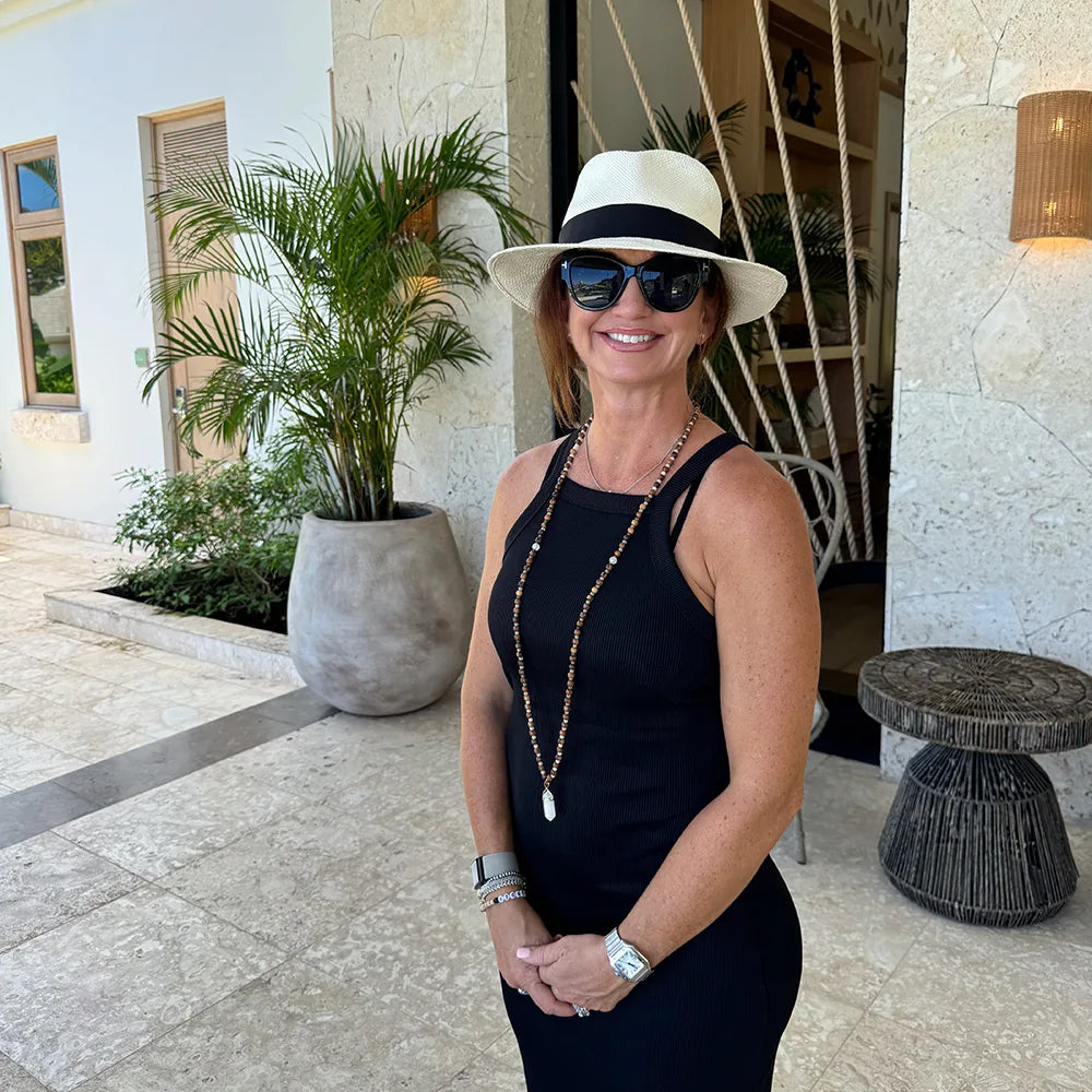 Medellin | Womens White Fedora Genuine Panama Hat