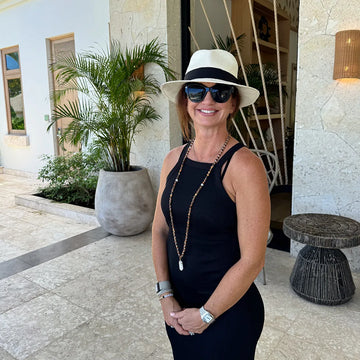 Medellin | Womens White Fedora Genuine Panama Hat