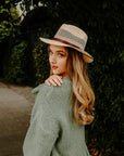 Milan | Womens Firm Straw Fedora Hat