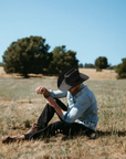 Montana | Mens Straw Cowboy Hat with Western Hat Band