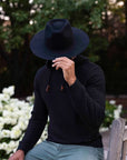 Rancher | Mens Wide Brim Felt Fedora Hat