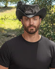 Reversible Ren | Mens Leather Festival Hat