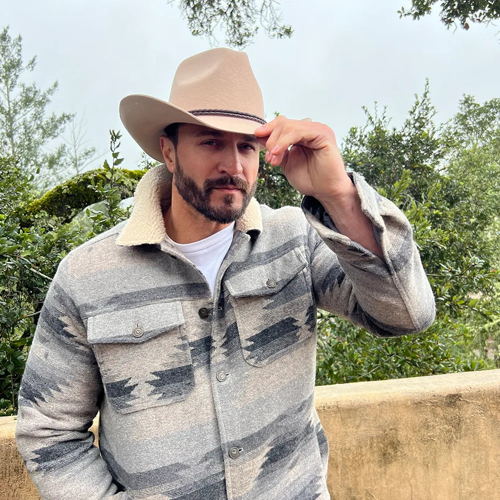 Sequoia | Mens Sand Wool Felt Cowboy Hat