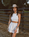Sierra | Womens American Leather Cowgirl Hat