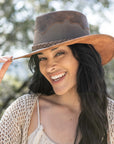 Sirocco | Womens Copper Wide Brim Sun Hat