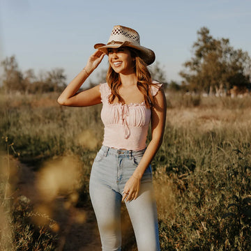 Sundance | Womens Natural Toyo Straw Cowgirl Hat