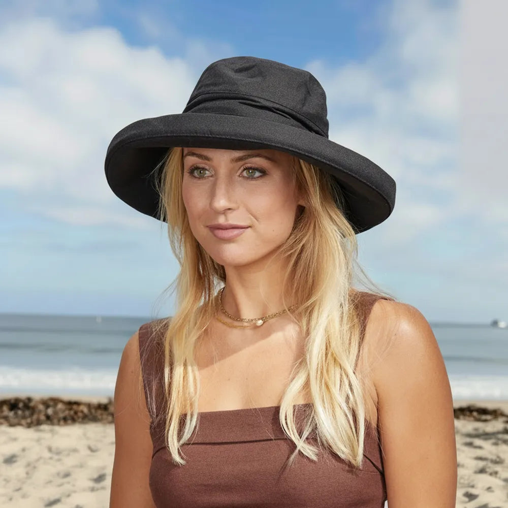 Sunny | Womens Wide Brim Cotton Sun Hat