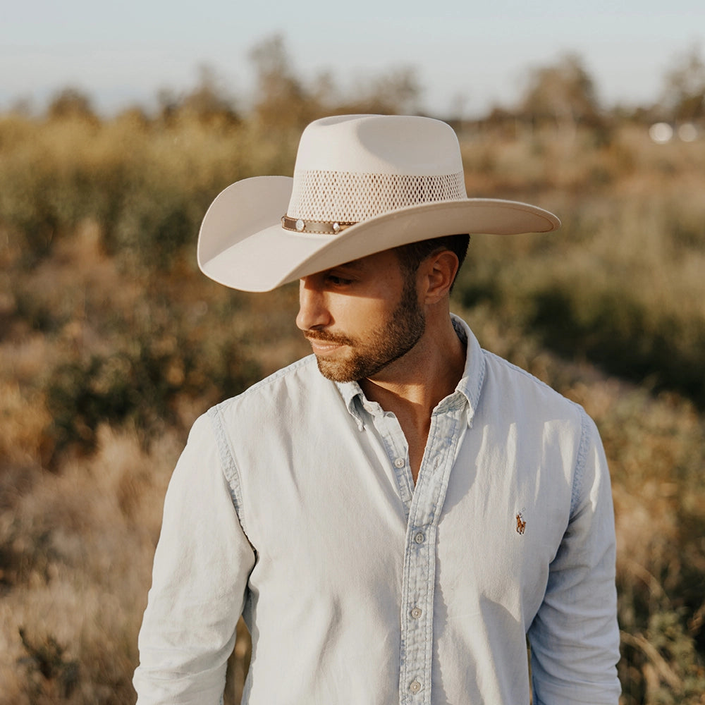 Austin | Mens Cream Straw Cowboy Hat