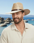 Barcelona | Mens Wide Brim Firm Straw Sun Hat